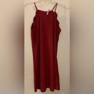 Red Velvet Cocktail Dress